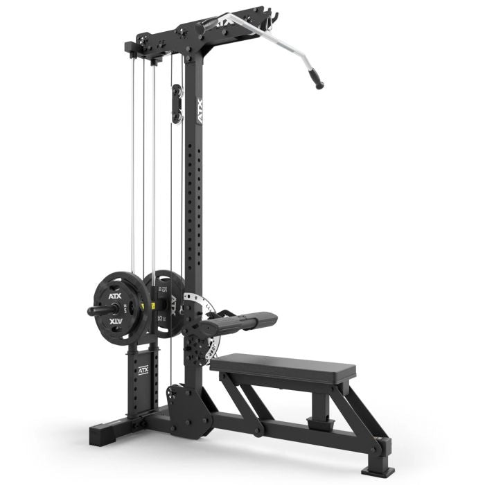 4. ATX Latzug - Perspektivansicht mit Gewichtsschlitten