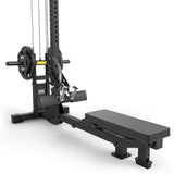 ATX Latzug - Detailansicht Seilrollen und Führung