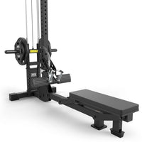 ATX Latzug - Detailansicht Seilrollen und Führung