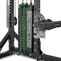 Mit Roller-Band-Pegs, für zusätzliche dynamische Gewichtsbelastung (in Verbindung mit Widerstandsbänder)