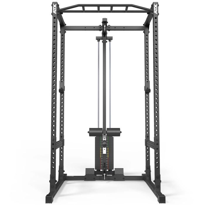 ATX® Power Rack 520 Komplettstation mit Latzugstation 100 kg Steckgewichte - Höhe 218 cm