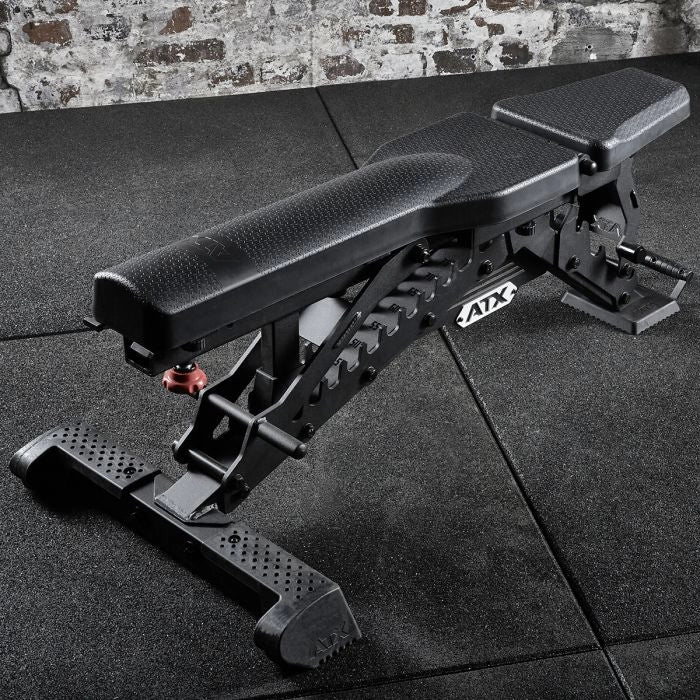 ATX® Warrior Bench - Slim Modell 2.0 0 Grad Einstellung der Rückenlehne und Sitzpolster