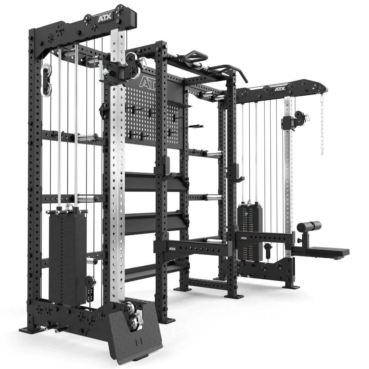 ATX® Multi Cable Rack & Storage Station - The Wall Sschrägansicht