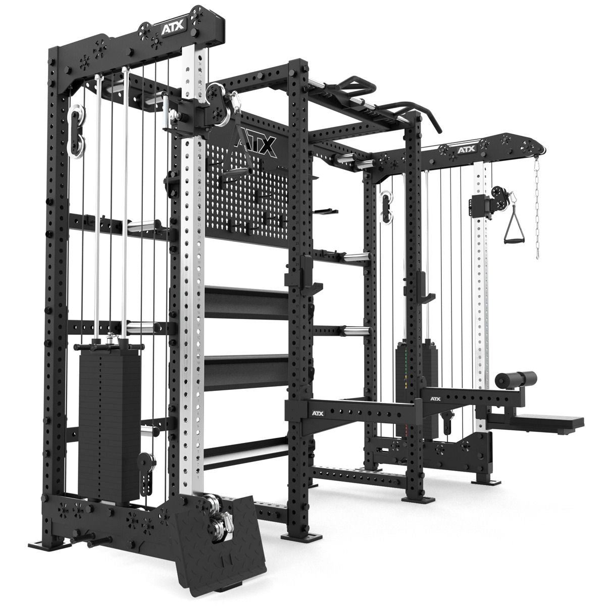 ATX® Multi Cable Rack & Storage Station - The Wall seitliche Ansicht