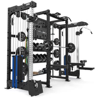 ATX® Multi Cable Rack & Storage Station - The Wall mit Hantelscheiben