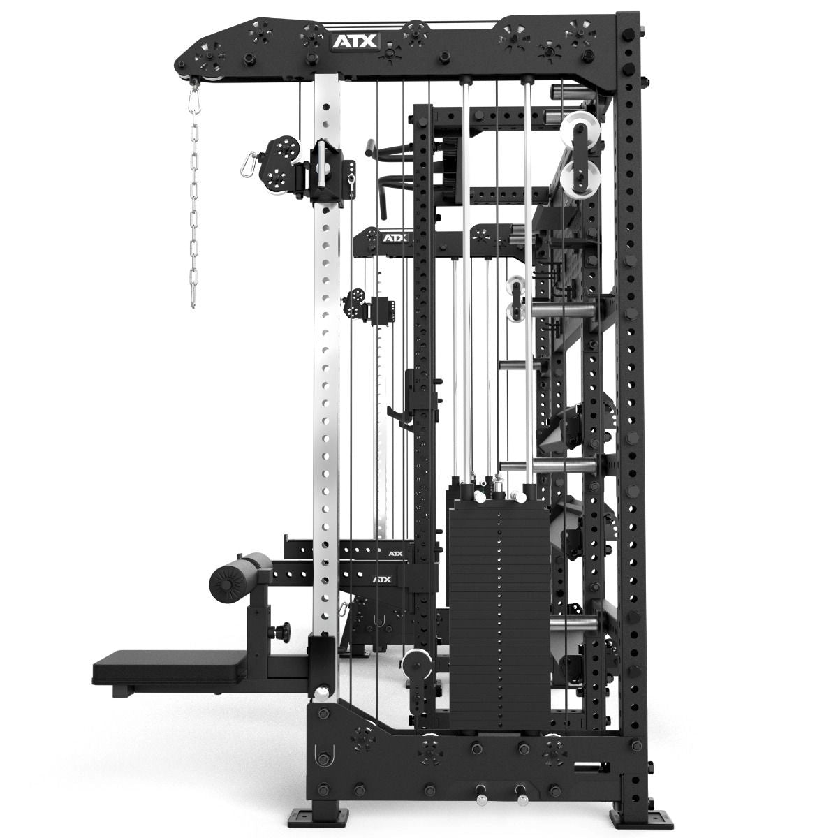 ATX® Multi Cable Rack & Storage Station - The Wall Ansicht von der Seite