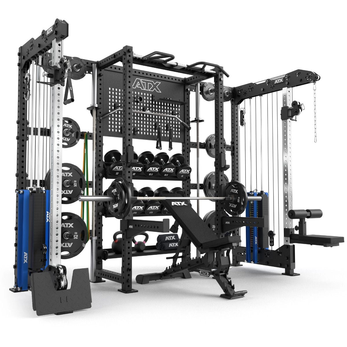 ATX® Multi Cable Rack & Storage Station - The Wall inkl. Hantelbank