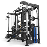 ATX® Multi Cable Rack & Storage Station - The Wall Ansicht von links mit Zubehör