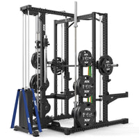 ATX® Multipresse-Rack 780 Komplettstation Ansicht hinten mit Zubehör