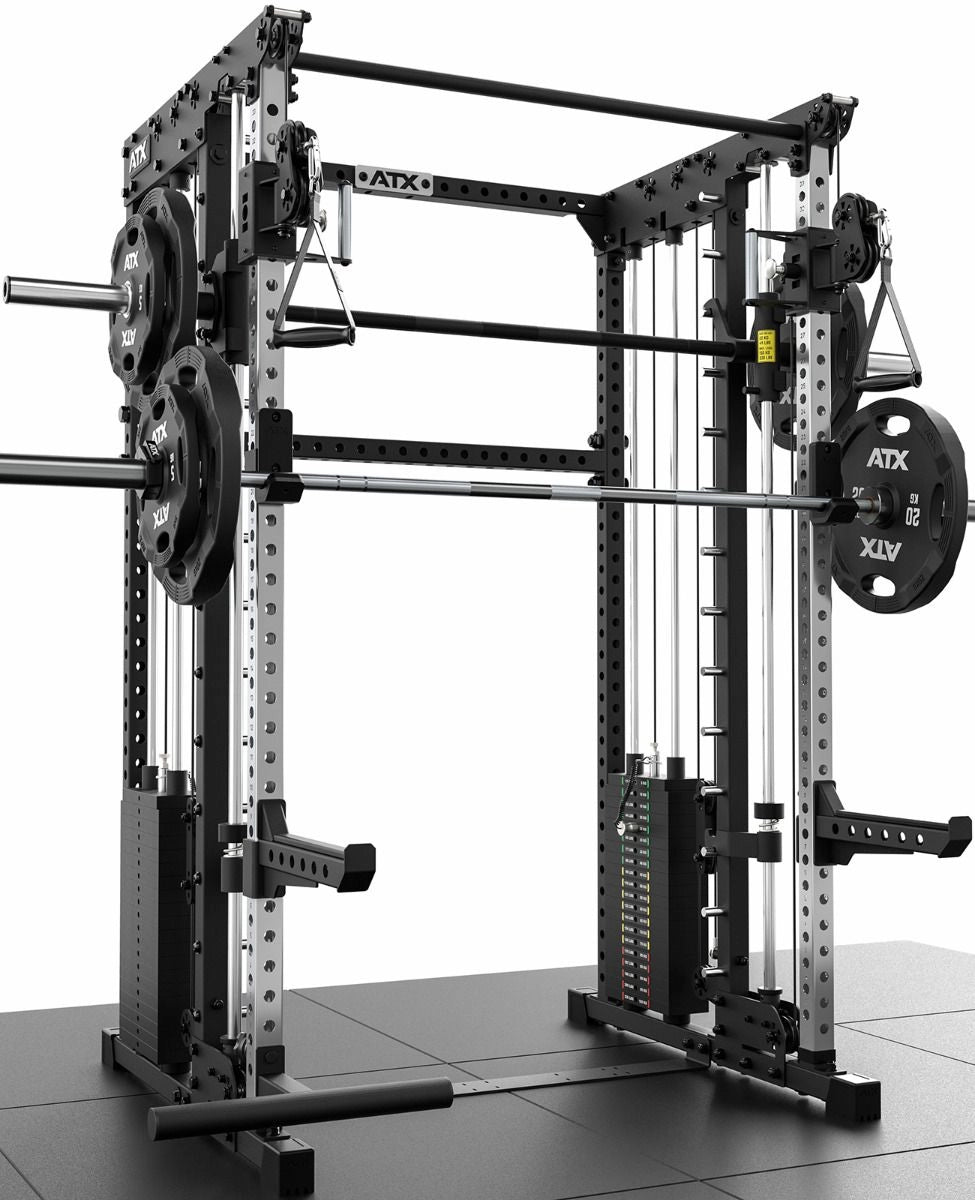 ATX® Multi Smith Rack - Höhe 195 cm - 2 × 100 kg mit Gummiboden