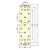 ATX® Pegboard - Kletterbrett Maße