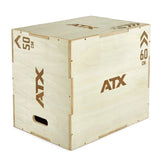 ATX® Plyobox - Holz natur - 50 x 60 x 70 cm   Sprunghöhen 50 cm, 60 cm, 70 cm