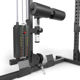 ATX® Power Rack 510 Komplettstation mit Latzugstation 100 kg Steckgewichte - Höhe 198 cm