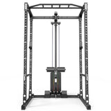 ATX® Power Rack PRX-510-XS mit Latzug 100 kg Steckgewichte Frontansicht