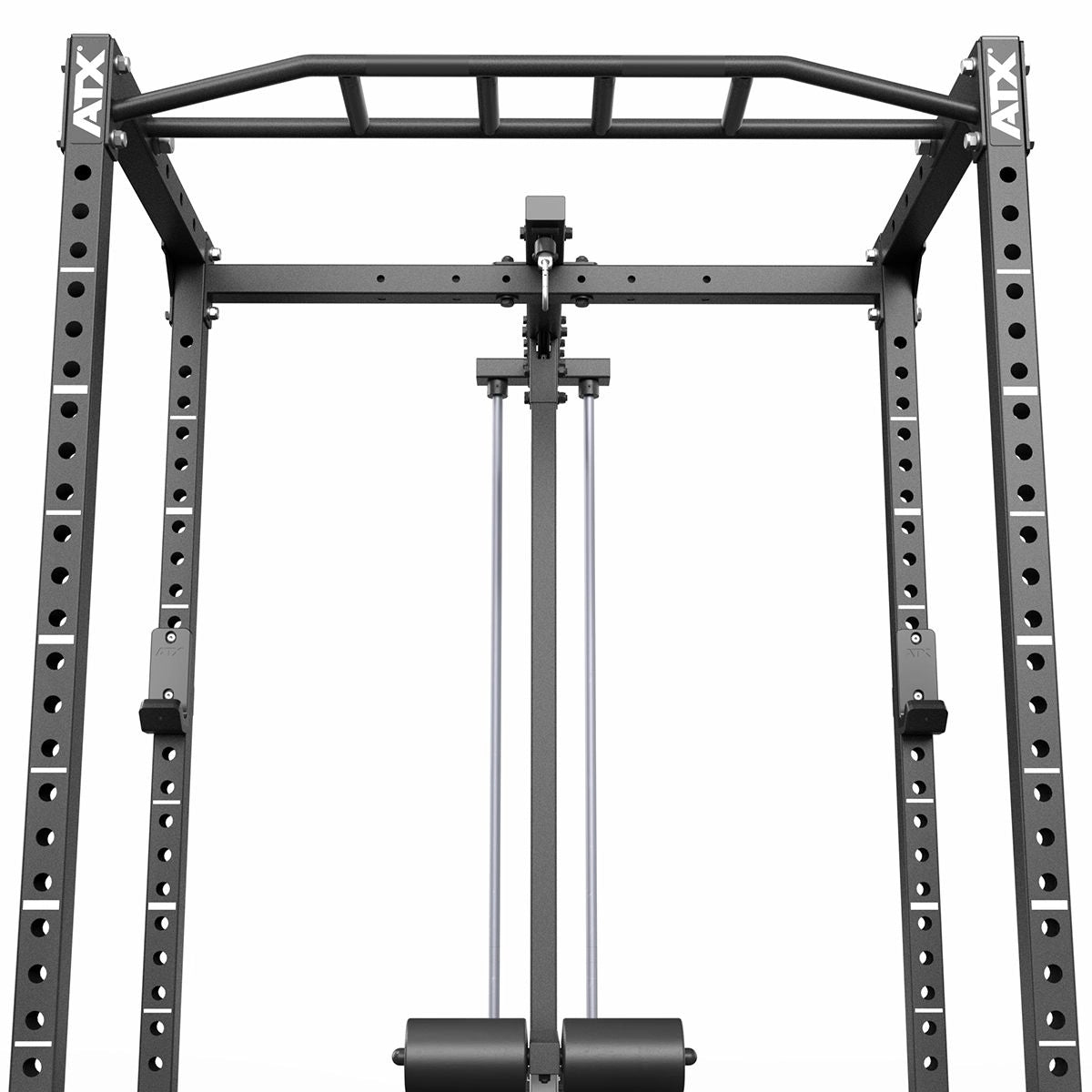 ATX® Power Rack PRX-510-XS mit Latzug 100 kg Steckgewichte Klimmzugstange