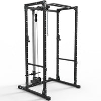 ATX® POWER RACK - KOMPLETTSTATION - 520 MIT PLATE LOAD LATZUGSTATION - HÖHE 218 cm