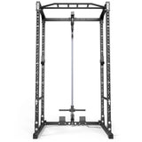 ATX® Power Rack PRX-520-XS mit Plate Load Latzug - Höhe 215 cm Frontansicht