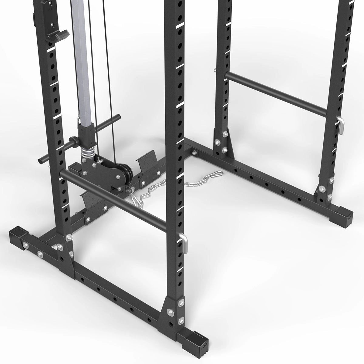ATX® Power Rack PRX-520-XS mit Plate Load Latzug - Höhe 215 cm Pin Pipes