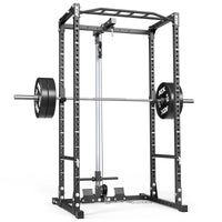 ATX® Power Rack PRX-520-XS mit Plate Load Latzug - Höhe 215 cm inkl. Zubehör