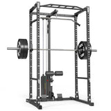ATX® Power Rack PRX-520-XS mit Latzug 100 kg Steckgewichte inkl. Hantelscheiben