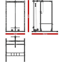 ATX® Power Rack PRX 610 Maße: Länge 163,5; Breite 121 cm; Höhe 198 cm