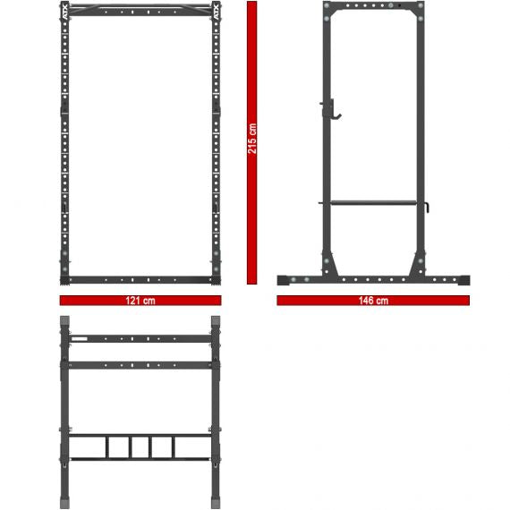 ATX® Power Rack PRX 620 Maße Länge, Breite, Höhe