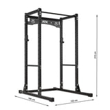  ATX® Power Rack 670 - Barbell Club Design - Höhe 215 cm - Maße Länge, Breite, Höhe