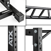 ATX Power Rack 720 im Detail: Standfuß, Klimmzugstange und Up Right Pfosten