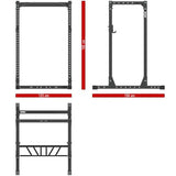 ATX® Power Rack PRX-710 Maße: Länge: 159 cm; Breite 123 cm; Höhe 195 cm