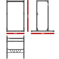 ATX® Power Rack 720 Maße: Länge 159 cm, Breite 123 cm, Höhe 215 cm