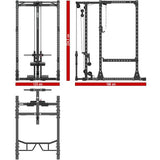  ATX® POWER RACK 770 MIT LATZUG LTO-750 PL Maße: Länge 198 cm, Breite 123 cm, Höhe 224,5 cm