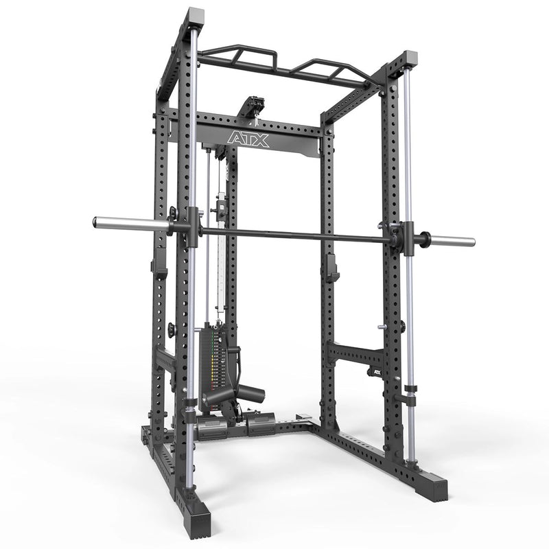 ATX® Power Rack 780 mit Latzug -Steckgewichte & Multipresse