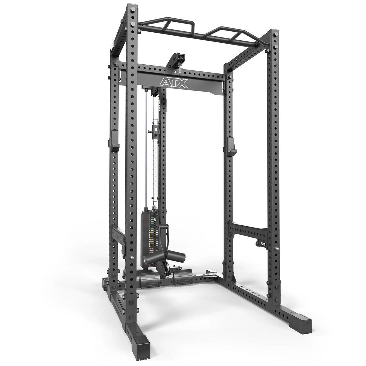 ATX® Power Rack PRX-780 mit Latzug - 125 kg Steckgewichte