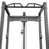 ATX® Power Rack PRX-780 mit Latzug - 125 kg Steckgewichte Logo Schild