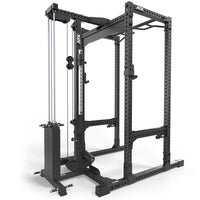 ATX® Power Rack PRX-780 mit Latzug - 125 kg Steckgewichte Komplettansicht