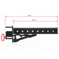 ATX® Spotter Arms 65 - Paar Maße: Länge: 76 cm - Ablage: ca. 65 cm; Breite: 9 cm; Höhe: 25 cm  