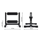  ATX® Bulgarian Split Squat / Split Squat Stand Maße: Breite 67 cm; Höhe: 25 - 60 cm; Tiefe: 56 cm