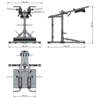 ATX® Lever Arm Squat Pro - Viking Press