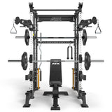 ATX® Rack-Zugstation mit Multipresse Frontansicht mit Zubehör