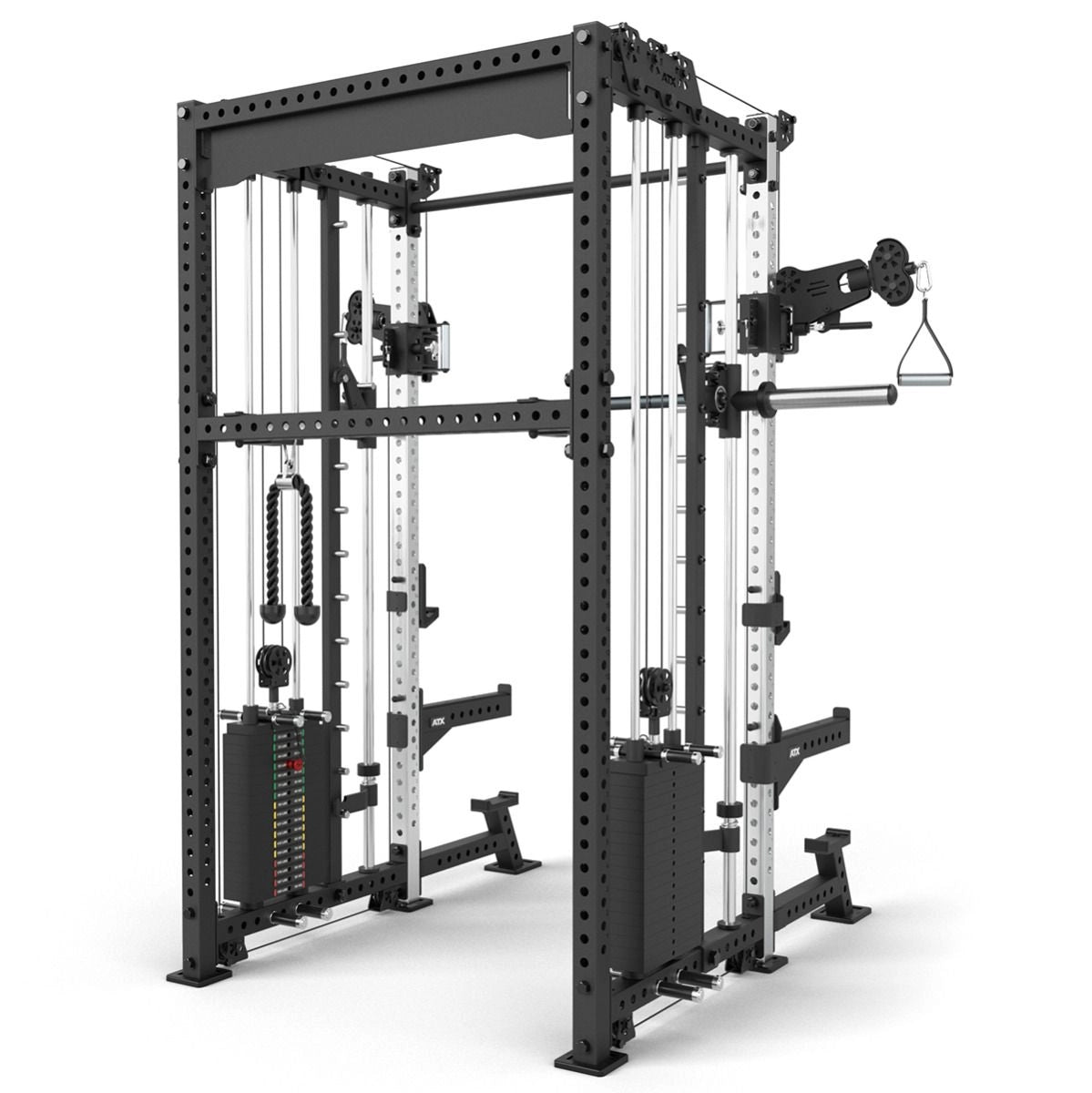 Double Rac Machine ATX® Cable Smith Rack SRX-650 + Smith Machine + Cable Cross – motion sports
