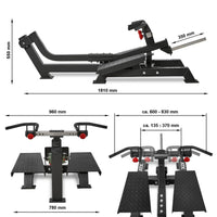 ATX® T-Bar Row Rudergerät Maße