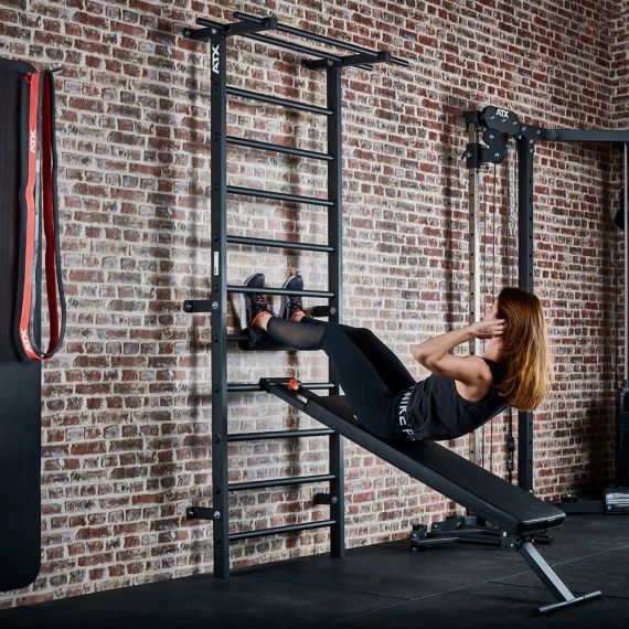 ATX® Wall Bar Gym / Sprossenwand mit Bank