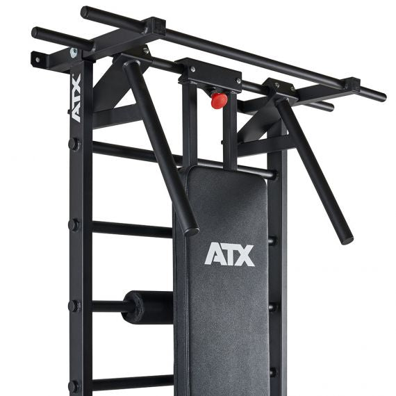 ATX® Wall Bar Gym / Sprossenwand mit Bank platzsparend