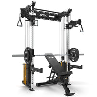 ATX® Half Rack Wall - Kabelzug inkl. Hantelbank