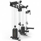 ATX® Half Rack Wall - Kabelzug Schrägansicht