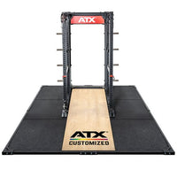  ATX® Gewichtheberplattform 3 x 3 m - Customize – Classic Wood Ideal als Unterbau für Power Racks, Squat Racks oder Multipressen