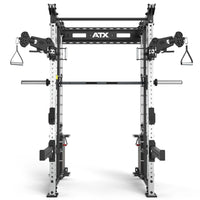 ATX® Rack-Zugstation inkl. Multipresse zur Wandbefestigung Frontansicht
