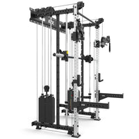 ATX® Rack-Zugstation inkl. Multipresse zur Wandbefestigung Seitenansicht