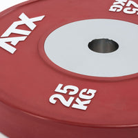 ATX® HQ Bumper Plates Hantelscheiben Set – 140 kg - erstklassige Gummiqualität mit hervorragender Aufprallabsorption