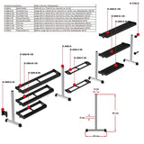 Build your Rack- Modulares Rack-System SEMI-PRO 400 - einzelne Bauteile